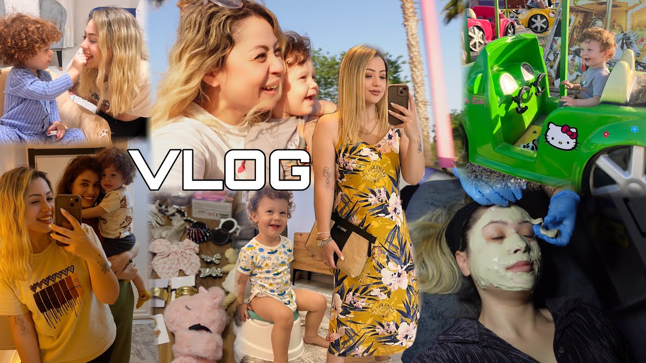 ADANA VLOG 4 || LUNAPARK MACERAMIZ | CİLT BAKIMINA GİDİYORUZ | KIZ KIZA GECE BULUŞMASI | begusceblog