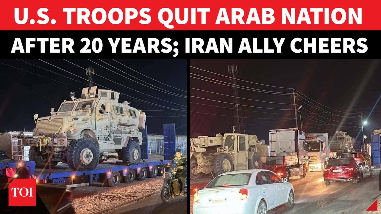 Trump 'Embarrassed'! US Troops Quit Arab Nation After Two Decades, Iran Ally Cheers Exit