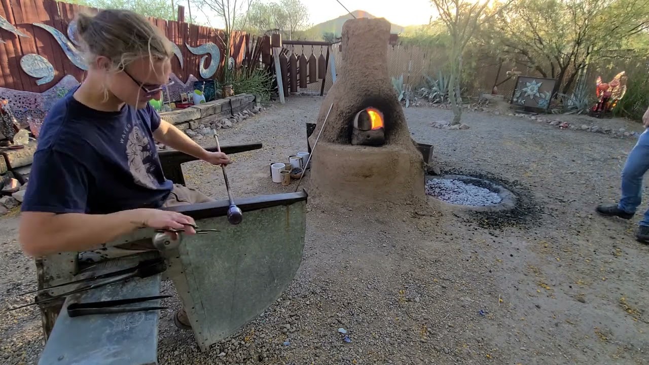 PRIMITIVE GLASS BLOWING!