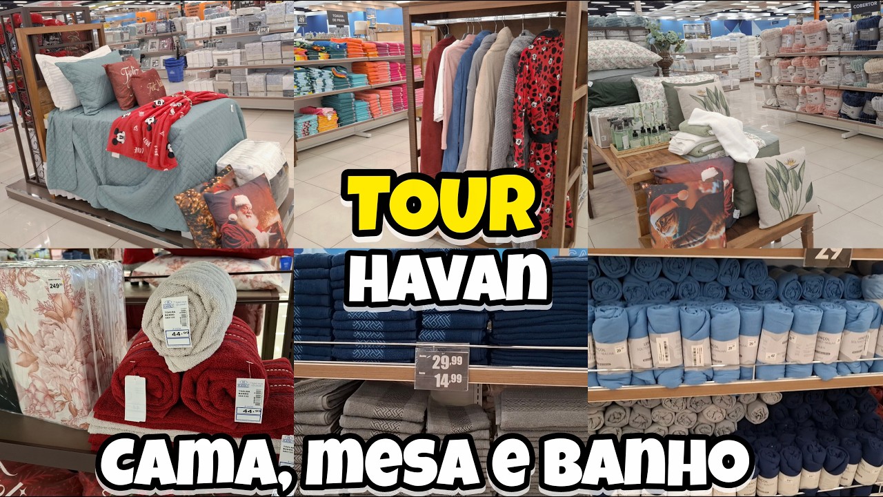 📌LOJAS HAVAN / ACHADINHOS PRO LAR / PROMOÇÕES/ cama mesa e banho