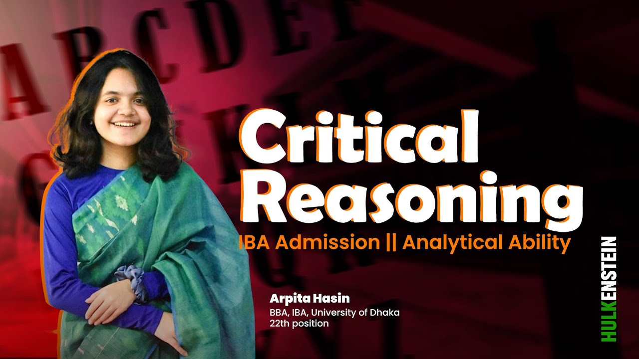 IBA Admission || Analytical Ability || Critical Reasoning |