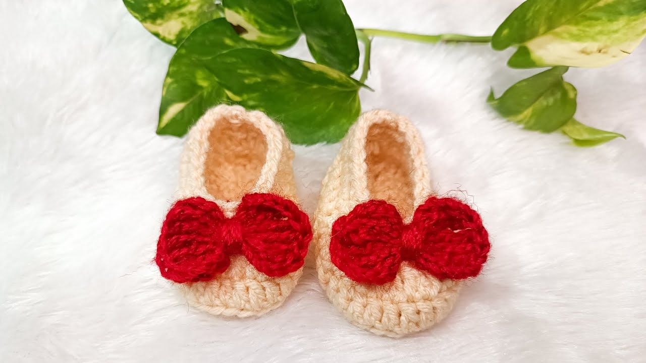 How to Crochet Baby Shoes |  Step-by-Step Tutorial for Beginners #crochet #viral #trending 