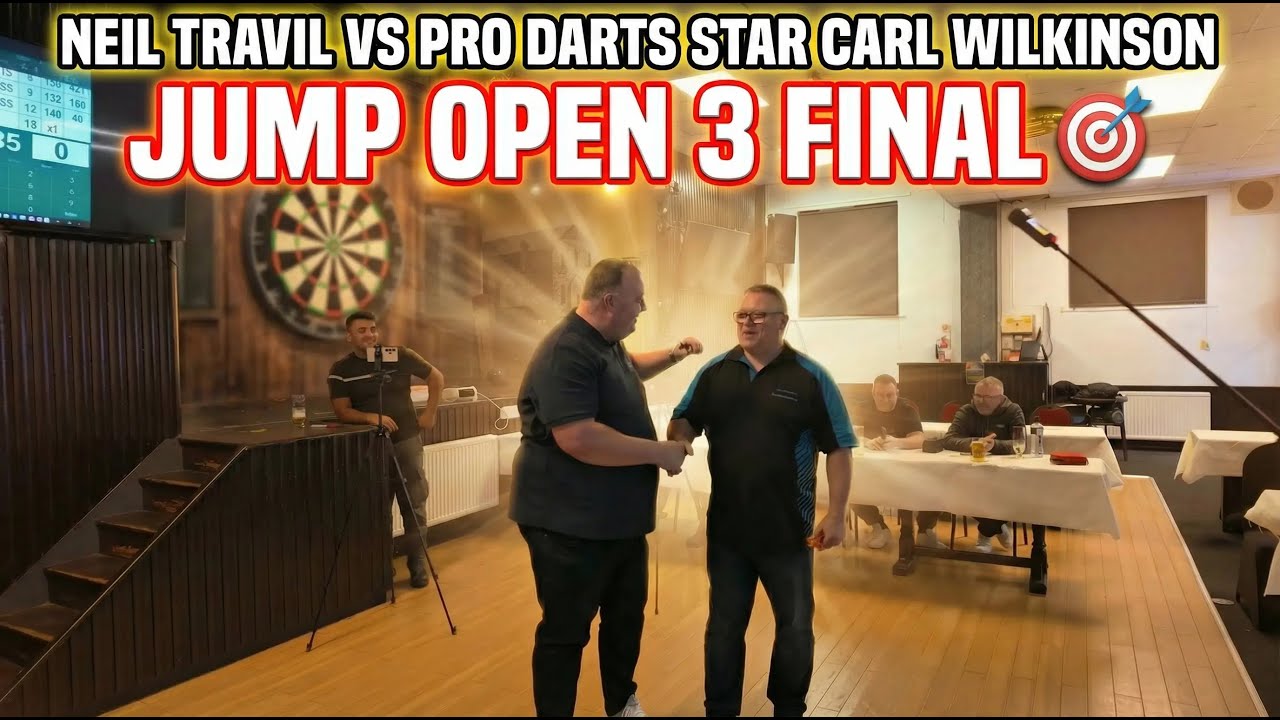 Neil Travil vs Pro Darts Star Carl Wilkinson | Jump Open 3 Final 🎯