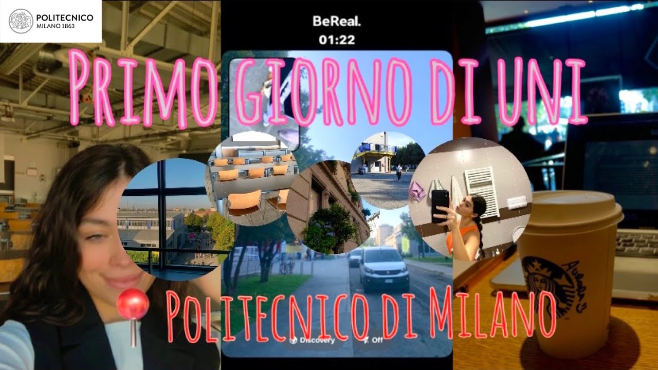 PRIMO GIORNO DI UNIVERSITÀ👩🏻‍🎓📚| DESIGN POLIMI - Daily Vlog 01