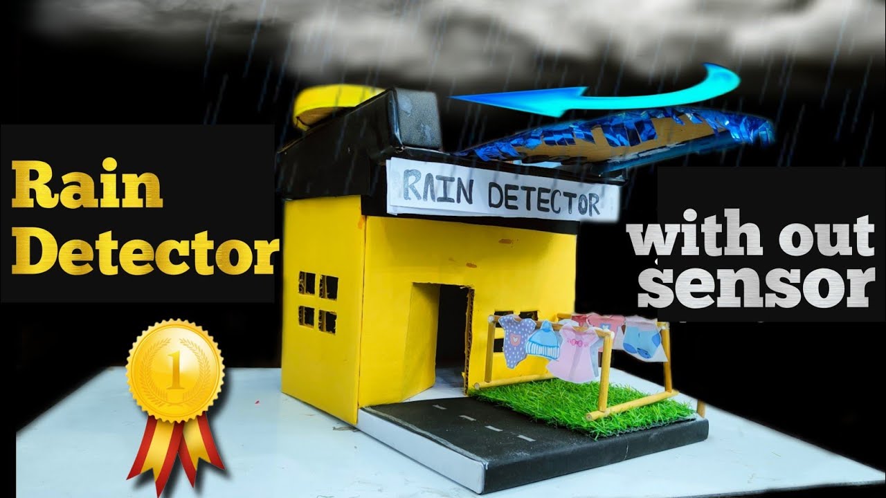 Science project Rain detector | Automatic rain detector science project|