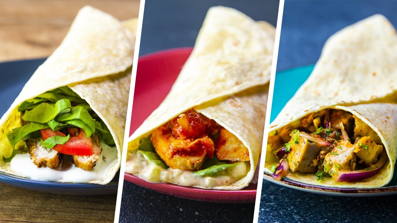 8 Healthy Chicken & Tuna Wrap Recipes For Weight Loss