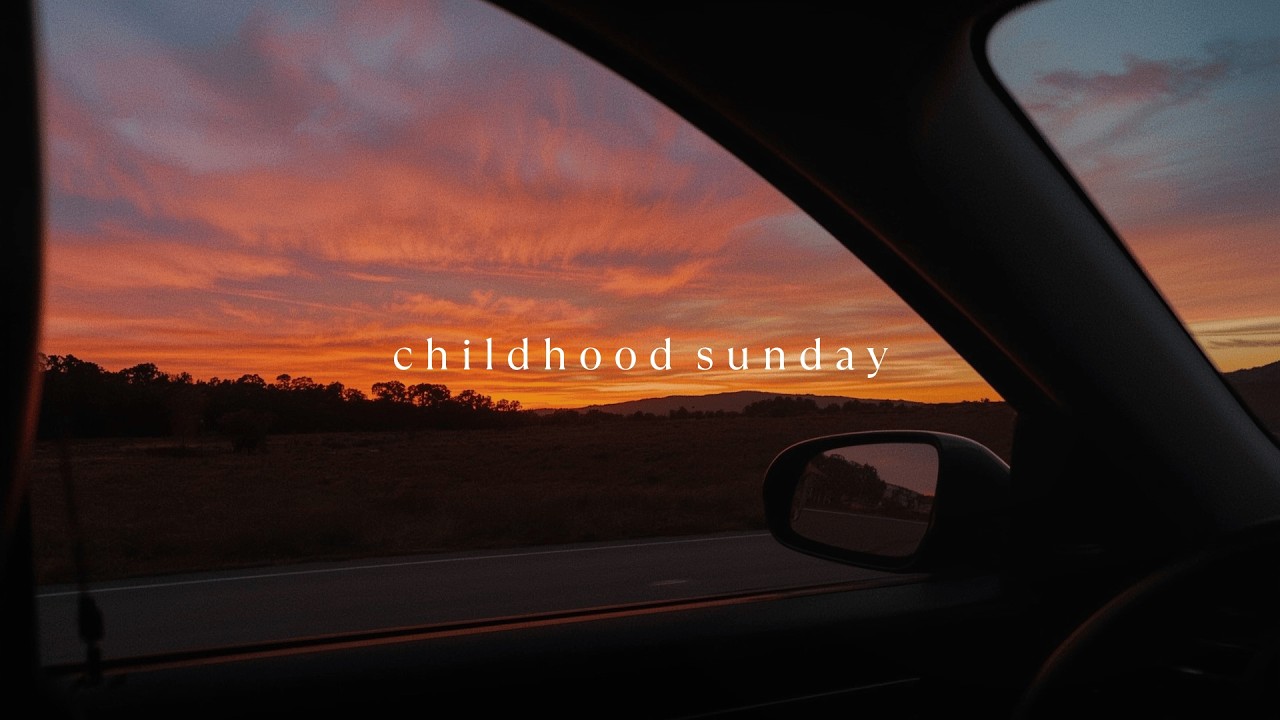 somewhere on the highway, sunday’s ending / a childhood melancholy piano soundscape
