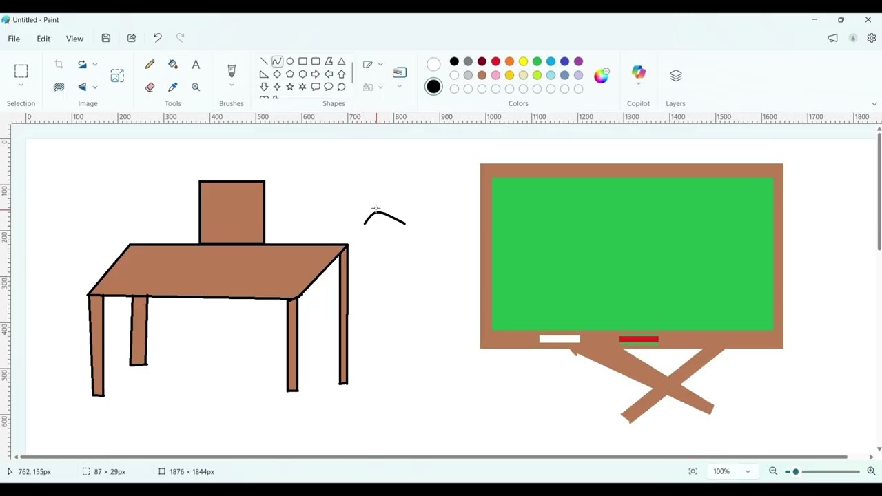 Kids Can’t Believe This Classroom Drawing in MS Paint!
