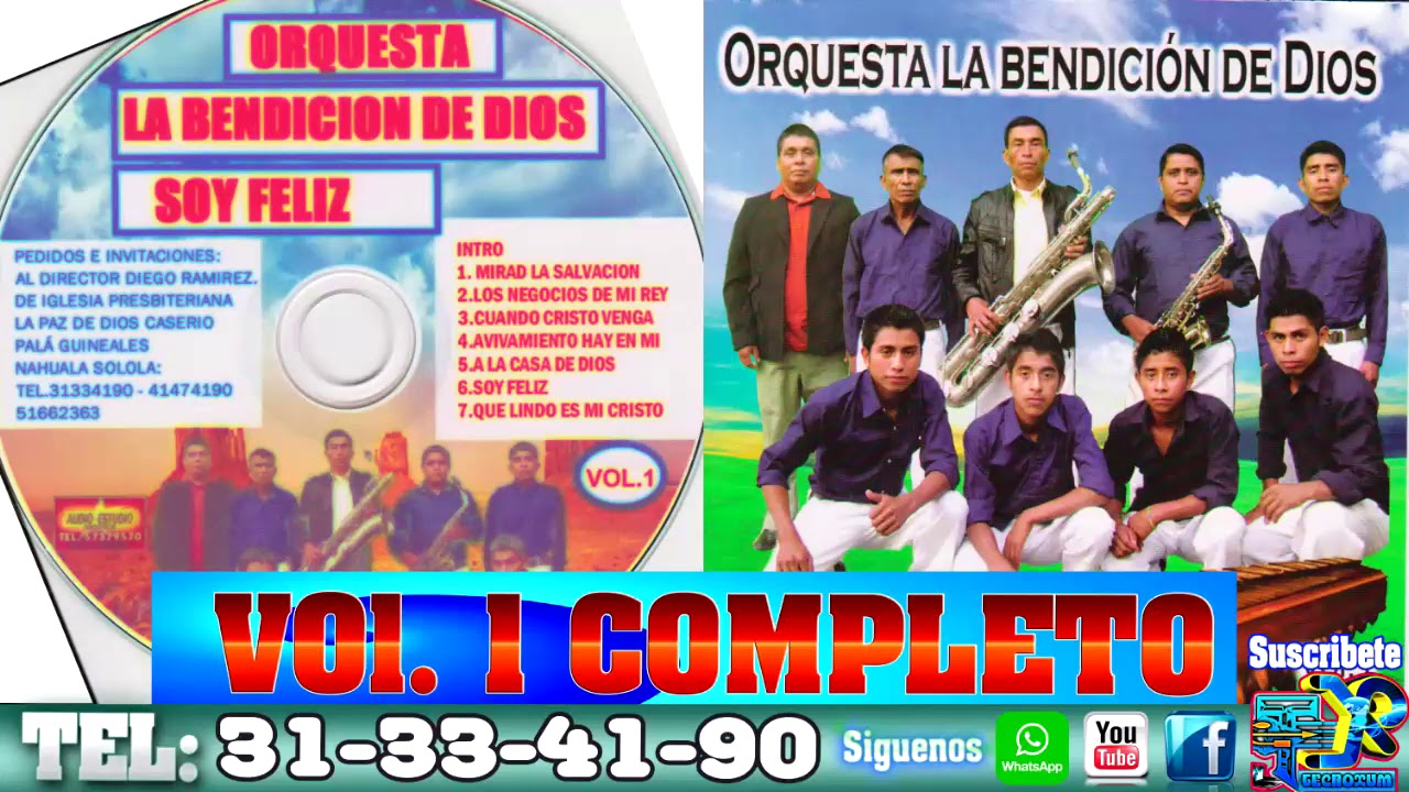 MIX ORQUESTA LA BENDICION DE DIOS VOL 1 Y 2 COMPLETOS