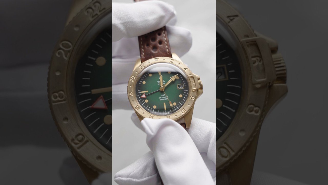 ASMR Unboxing Yema Bronze Superman GMT #asmrunboxing #watches