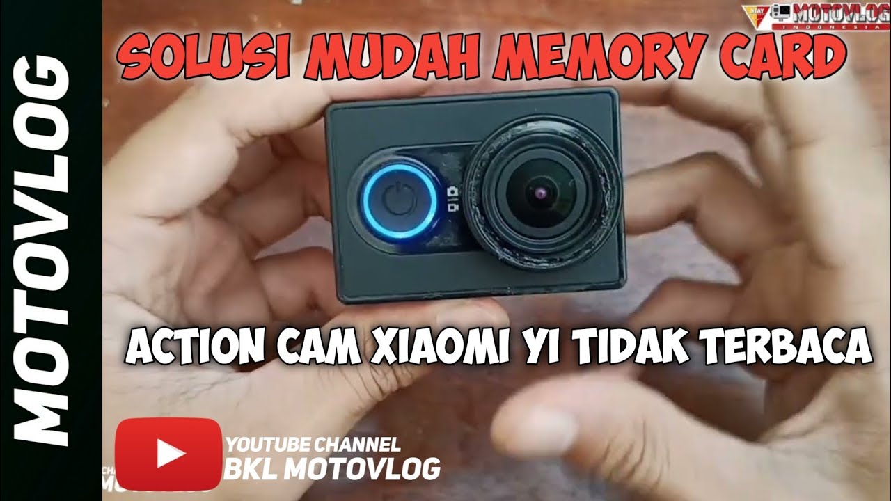 Solusi Mudah Memory Card Action Cam Xiaomi yi tidak Terbaca