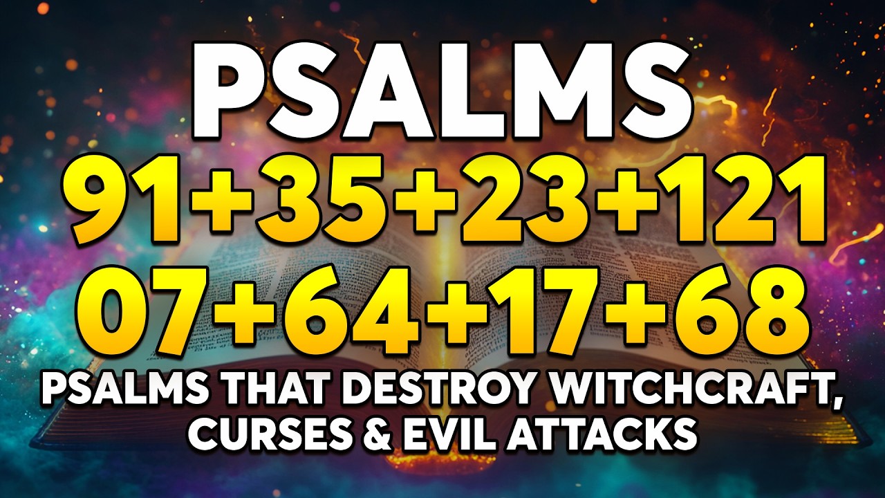 Psalms That DESTROY Witchcraft, Curses & Evil Attacks | Psalms 91, 35, 23, 121, 07, 64, 17, 68