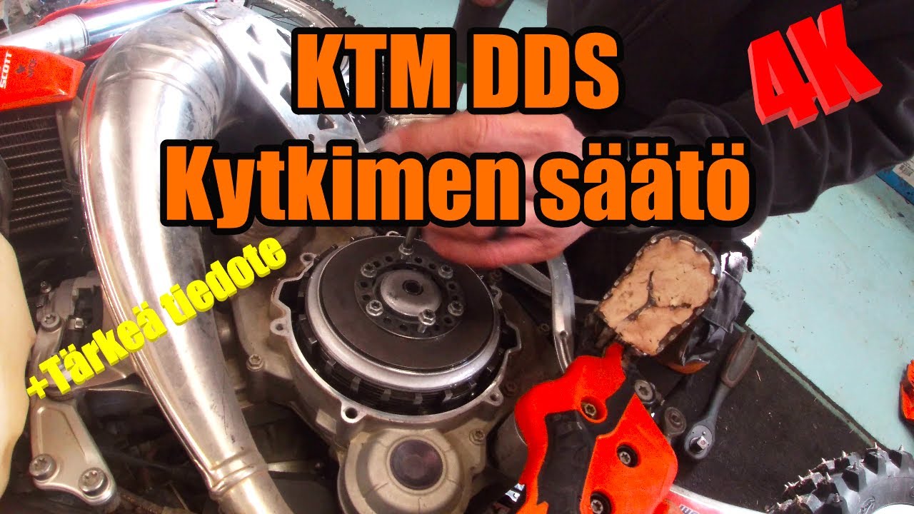 KTM DDS Kytkimen säätö | 4K
