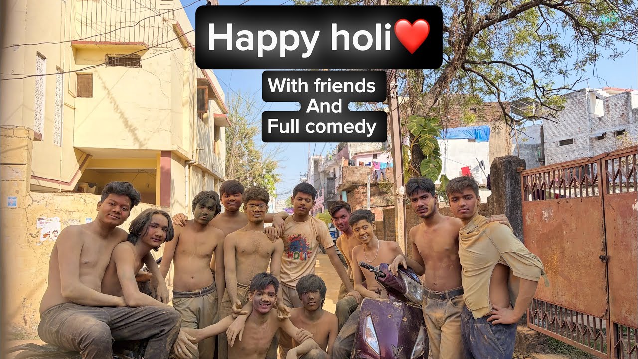 Happy holi guyszz!! and watch full video and full comedy😂…