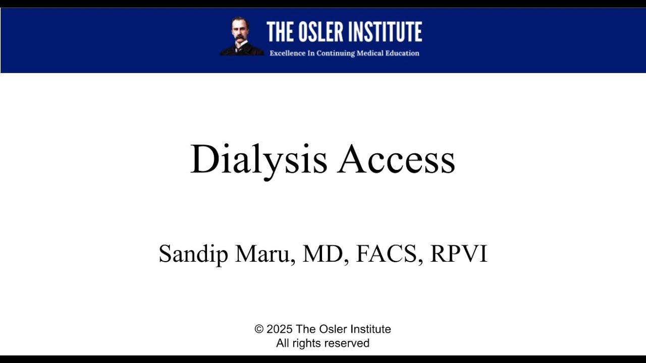 Osler Vascular Surgery Review: 2025 Edition Sample