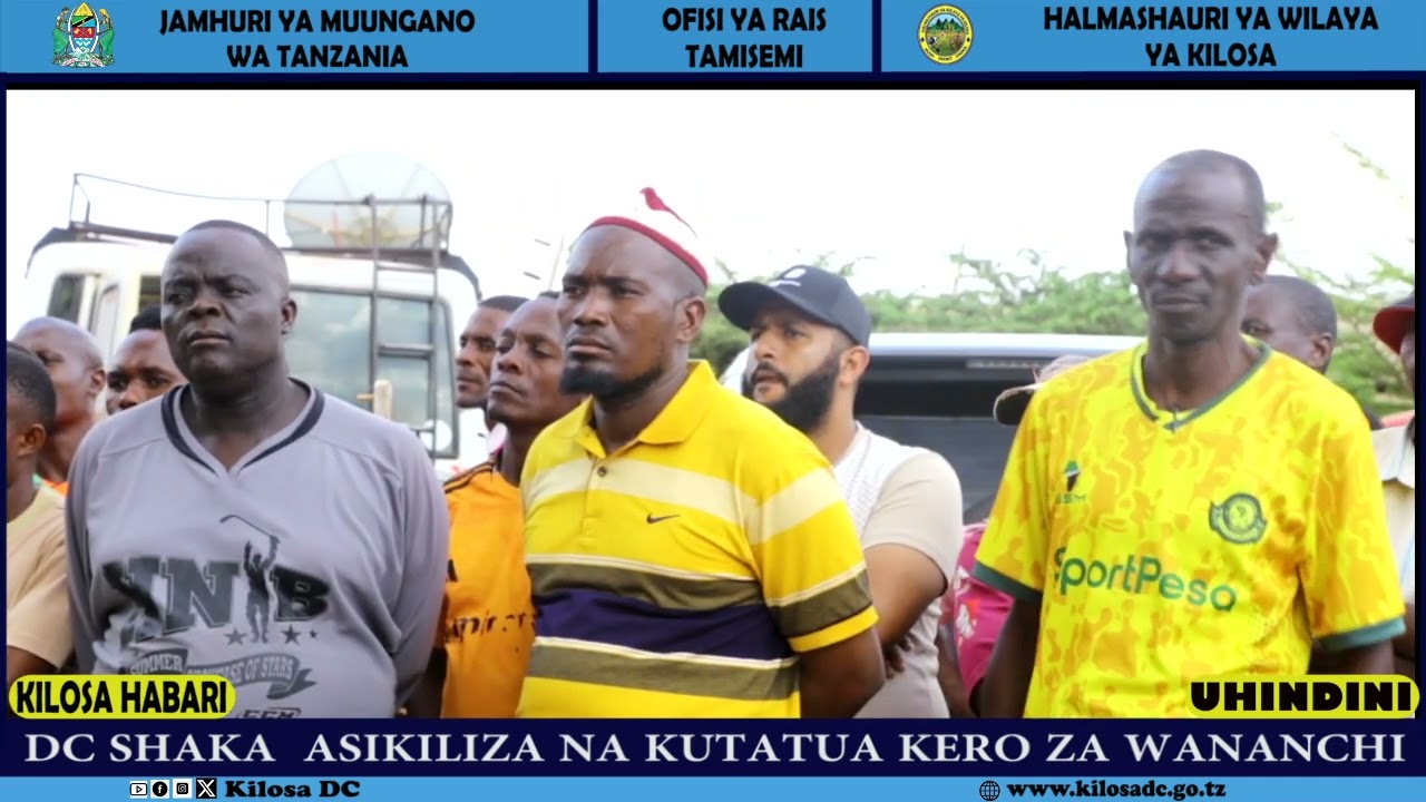 DC SHAKA ASIKILIZA NA KUTATUA KERO ZA WANANCHI KILOSA