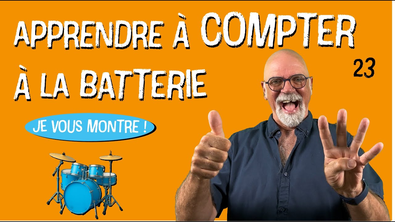 Apprendre à compter à la batterie: je vous montre !