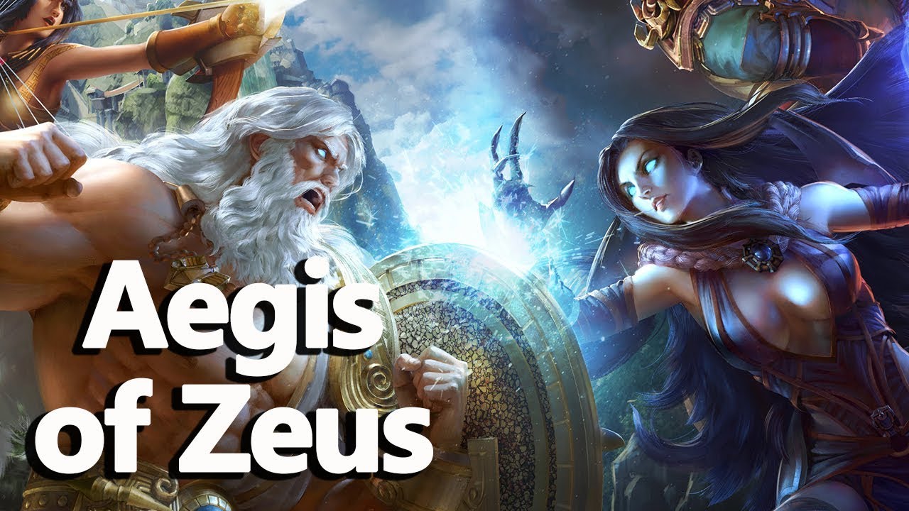 Aegis of Zeus (The Shield of Athena) Greek Mythology - See U in History
