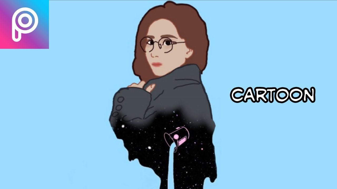 EDIT FOTO CARTOON TERBARU MENGGUNAKAN PICSART