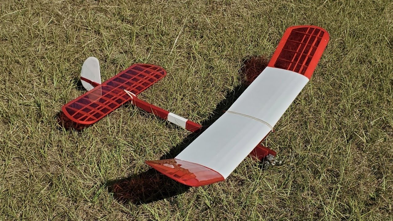 Eureka, an excellent British glow/diesel engine powered free flight airplane