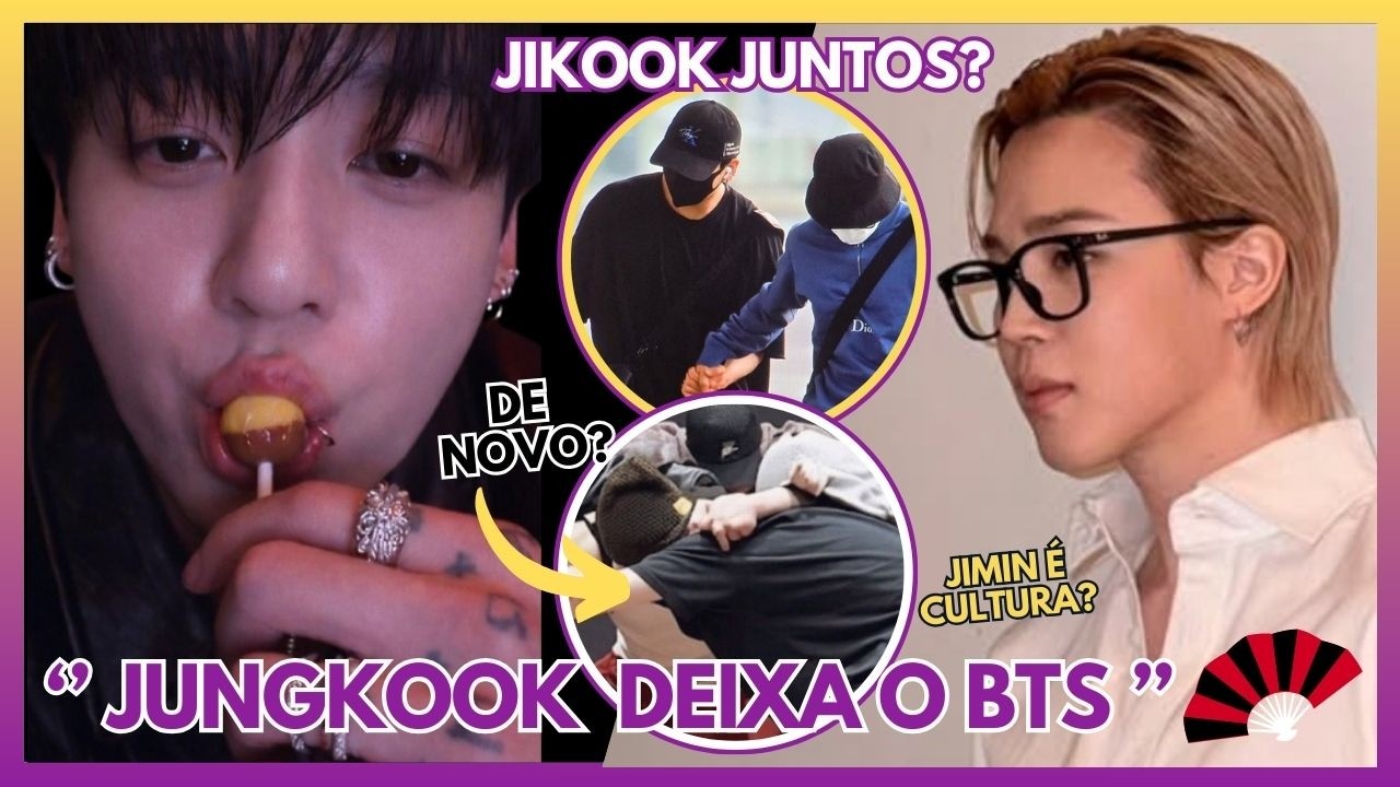 JIKOOK DEU UMA ESCAPADINHA?😜 JUNGKOOK PRECIONADO PELAS ''FÁS'' JIMIN RECEBE MSG ! ARIRANG É CULTURA!