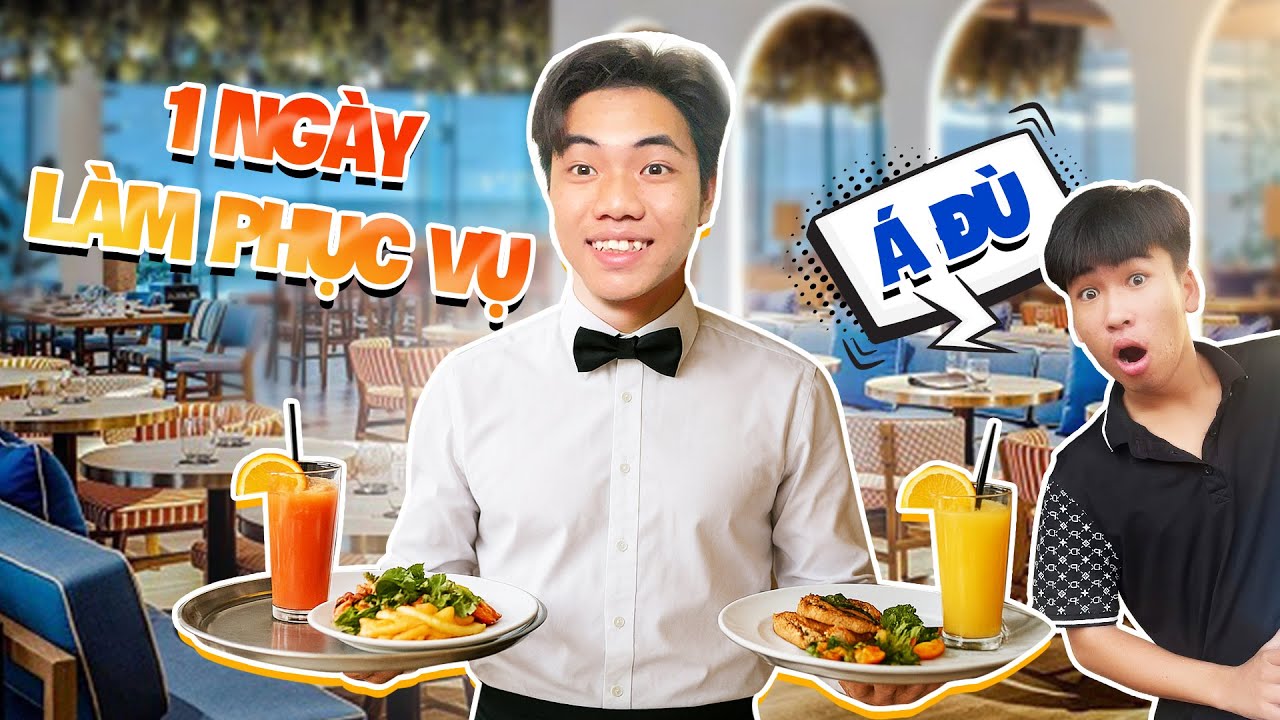A Ngọc Tony TV l Thử Th&aacute;ch 1 Ng&agrave;y L&agrave;m Nh&acirc;n Vi&ecirc;n Phục Vụ - Qu&aacute; Vất Vả C&aacute;c Bạn Ơi...