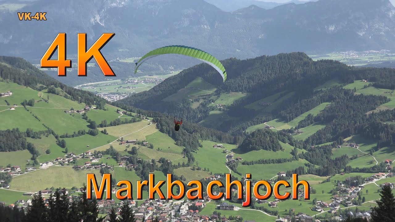 Wandern in Wildsch&ouml;nau, Markbachjochbahn mit Paragleiter in 4K Ultra HD 3/8