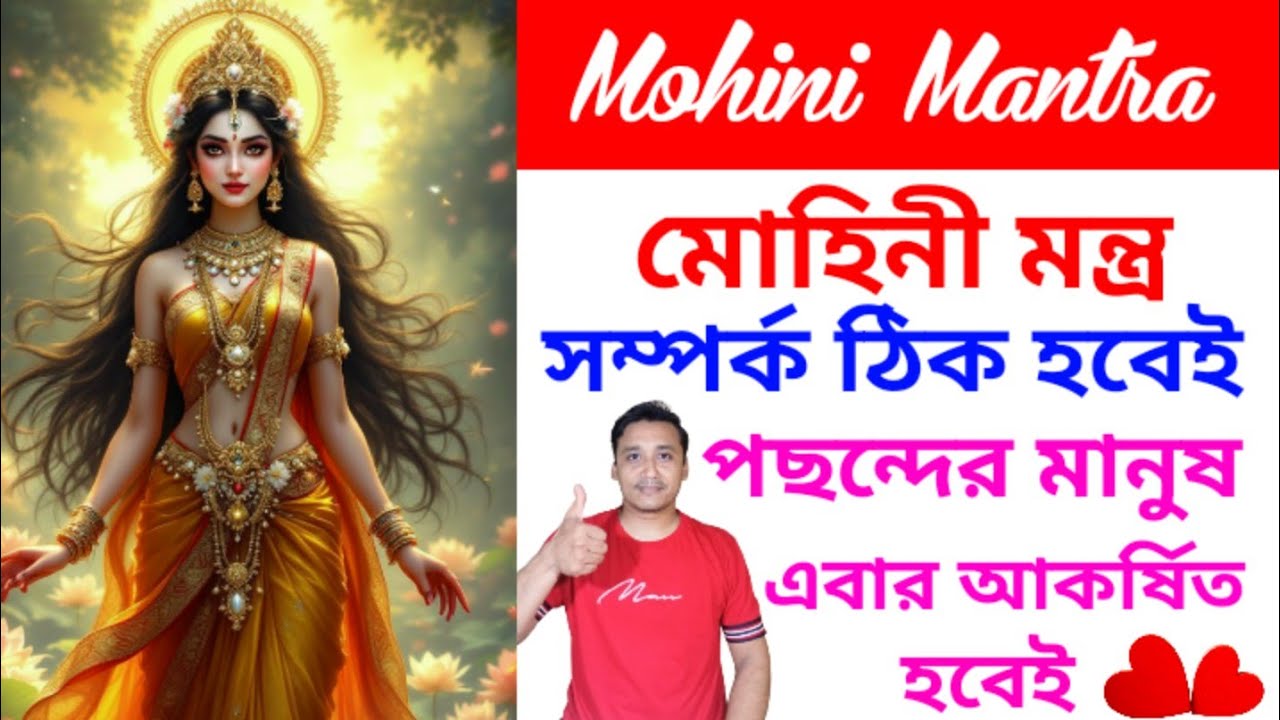 মোহিনী মন্ত্র || সম্পর্ক ঠিক হবেই || পছন্দের মানুষ এবার আকর্ষিত হবেই #mohinimantra #holyfirereiki 