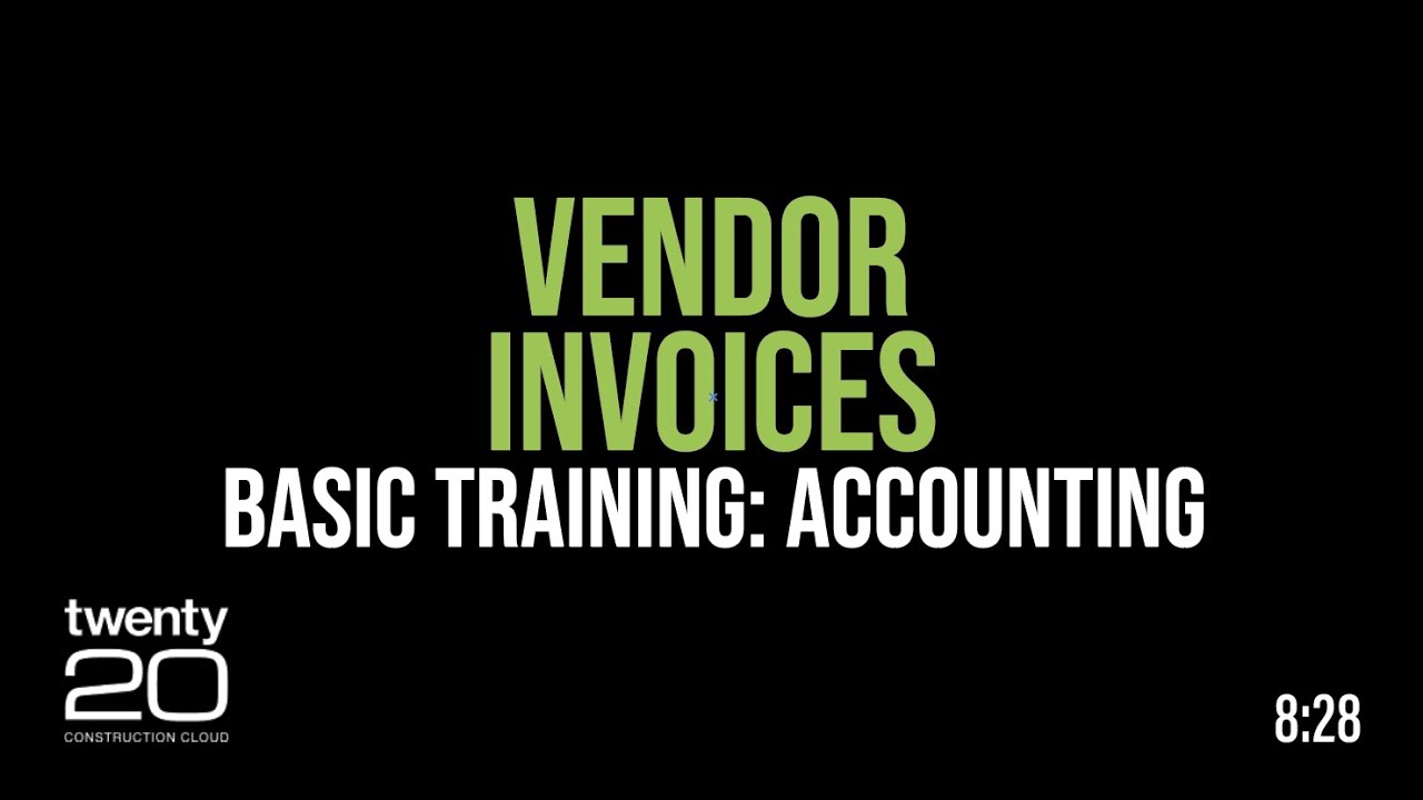 Vendor Invoices