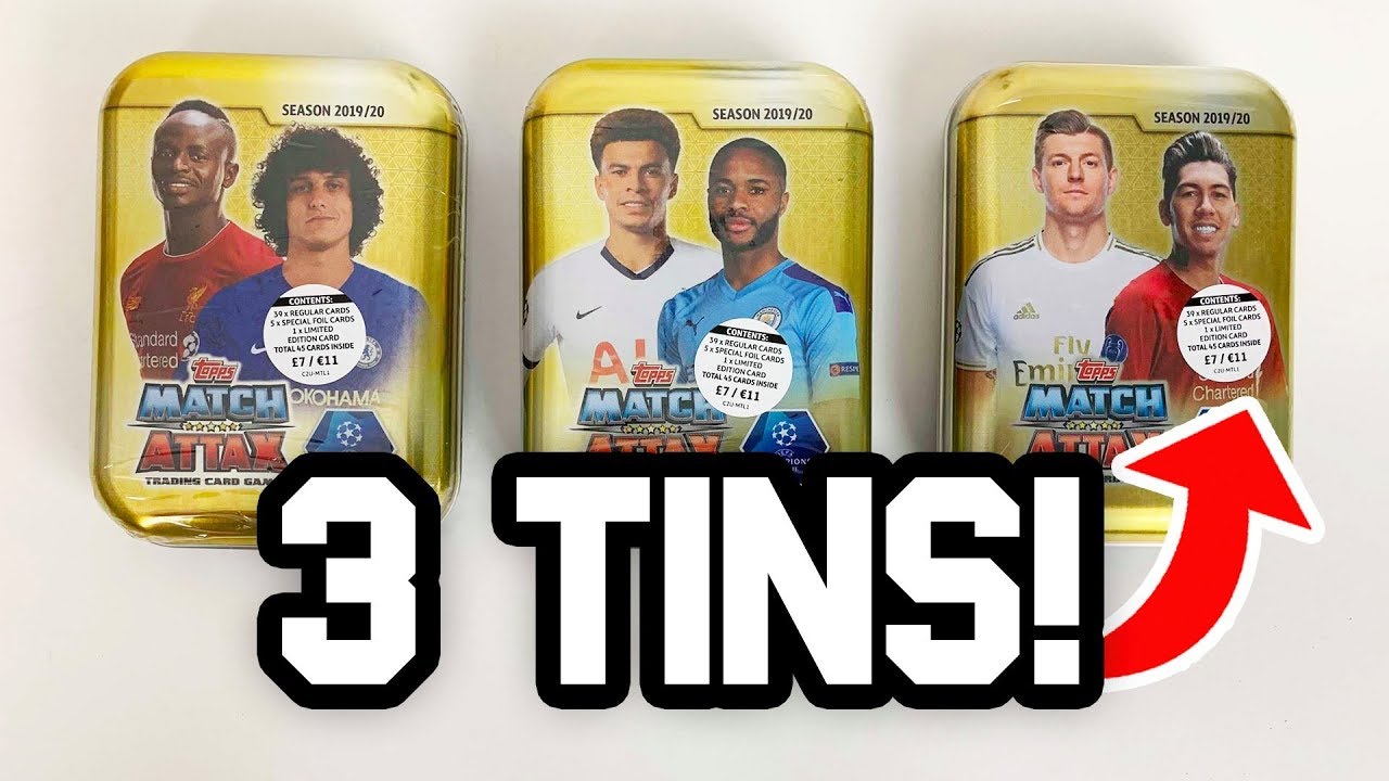 100 CLUB in a MINI-TIN!! | Match Attax 2019/20- 3 Mini-Tins! (Kane Limited Edition)