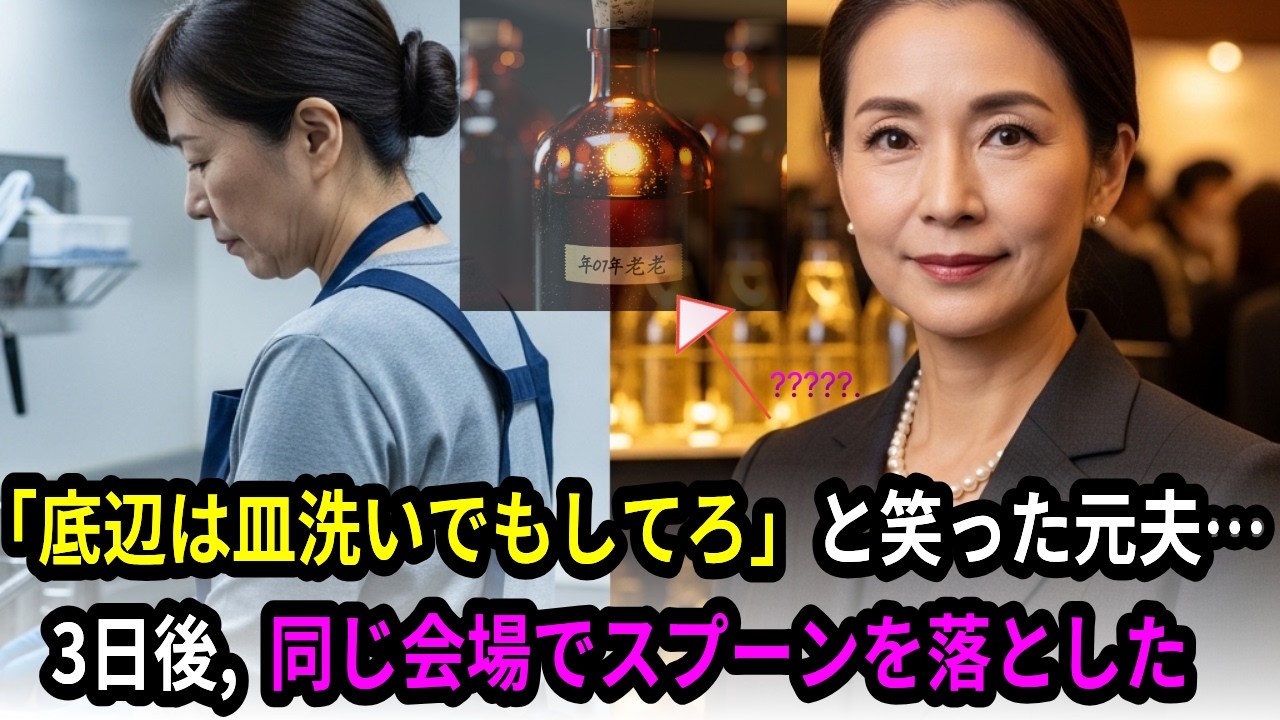 【衝撃】皿洗いの元妻をゴミ扱いした元夫「底辺は一生皿を洗えw」→直後、世界が跪く伝統ソースの巨匠と判明し人生終了w【スカッとする話】