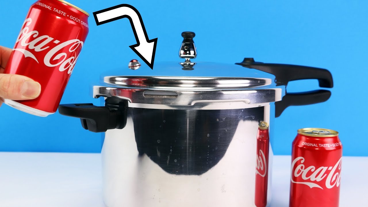 EXPERIMENT PRESSURE COOKER VS COCA COLA