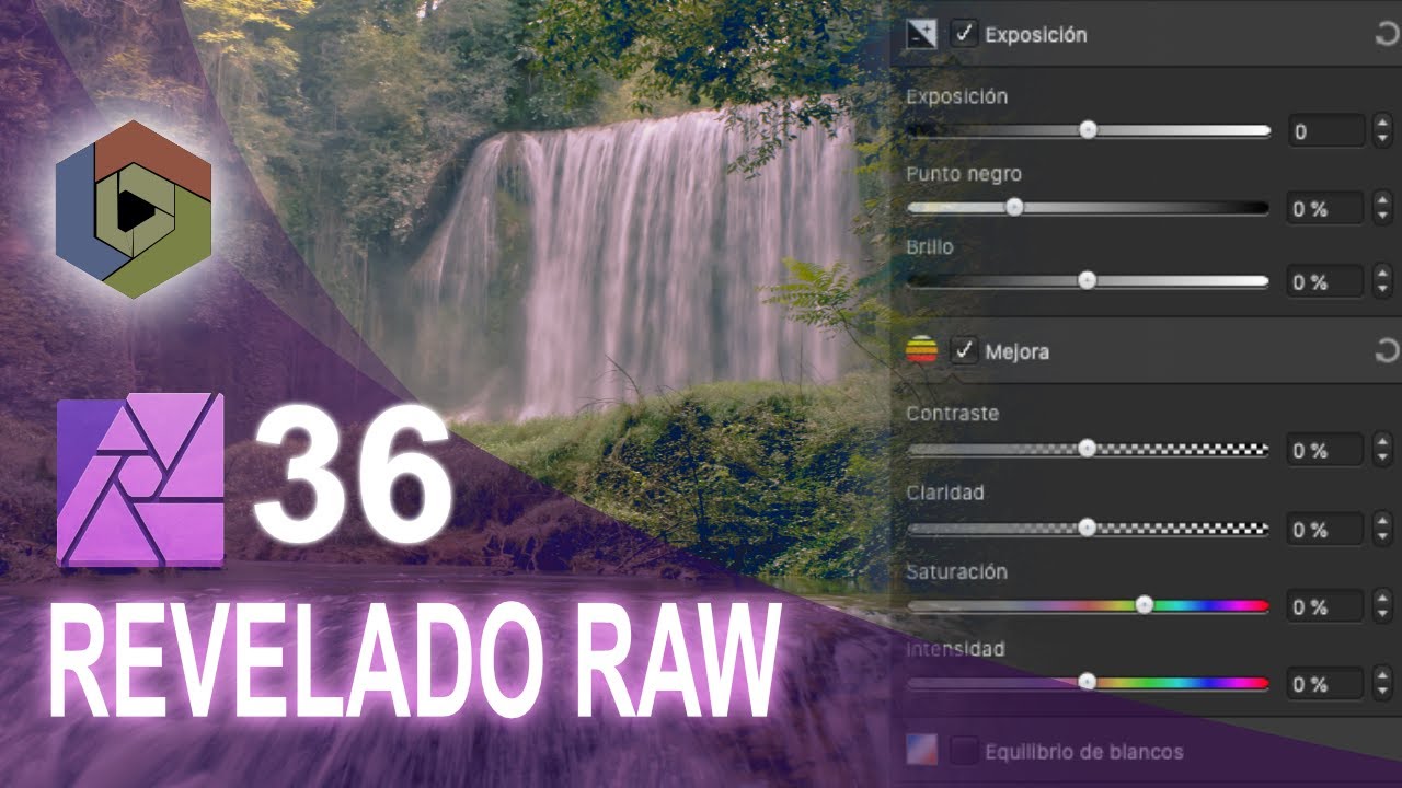 REVELADO RAW: La Persona Revelado | REVELADO DIGITAL VIII |  ✅  Curso AFFINITY PHOTO 2022 ⭐ 36