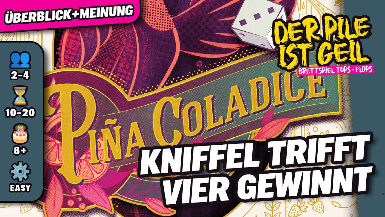 PINA COLADICE - iello - Brettspiel - Der Pile ist geil