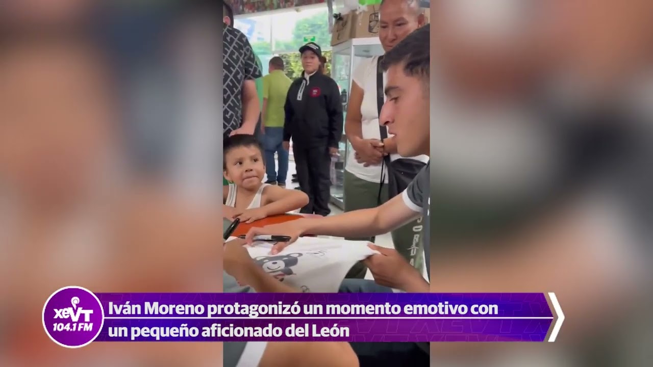 Iv&aacute;n Moreno protagoniza momento emotivo con peque&ntilde;o aficionado del Le&oacute;n