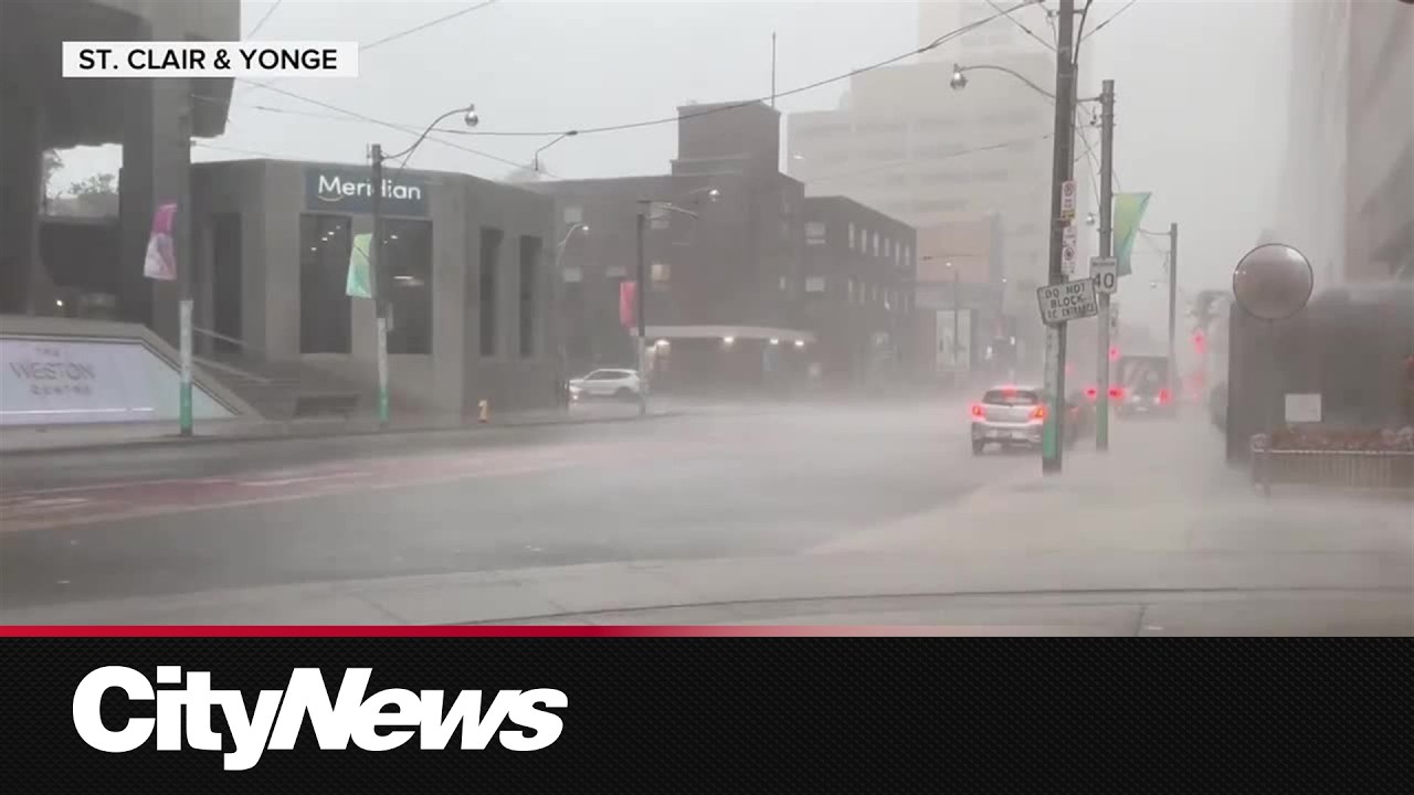 Severe thunderstorm hits the GTA