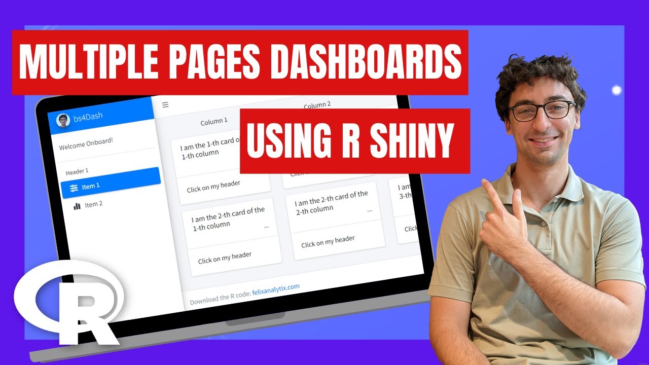 How to Create Multiple Page Dashboards using R Shiny