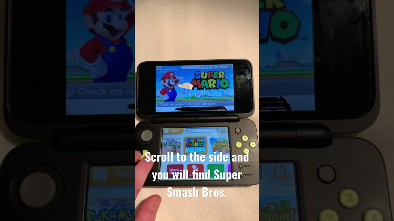 How to play Super Smash Bros on 3ds/2ds.