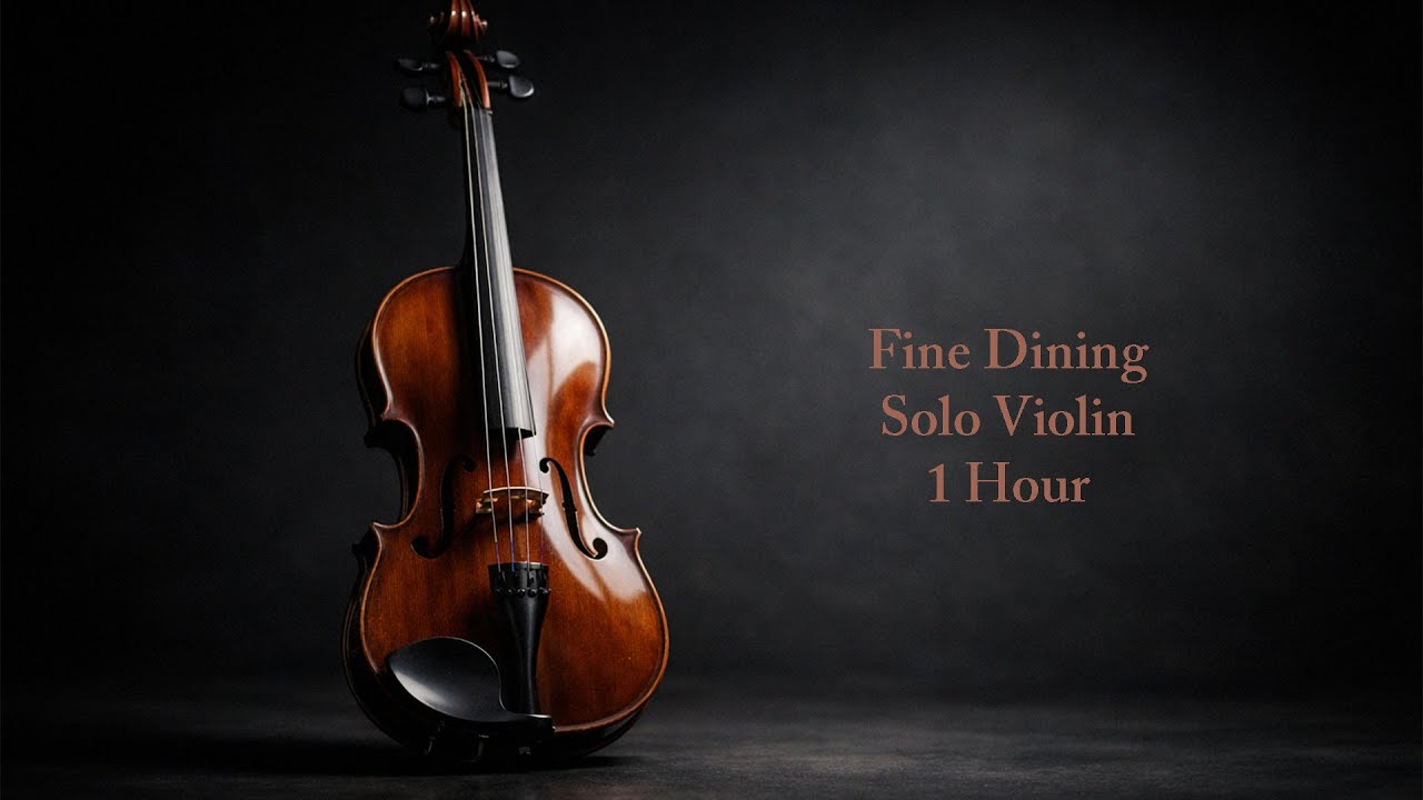 Fine Dining Solo Violin | Luxury Ambient Music (1 Hour)