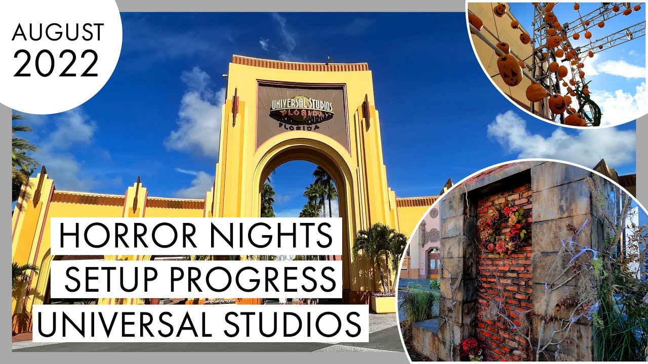Halloween Horror Nights Setup Progress & Walking Through All Of Universal Studios Florida!
