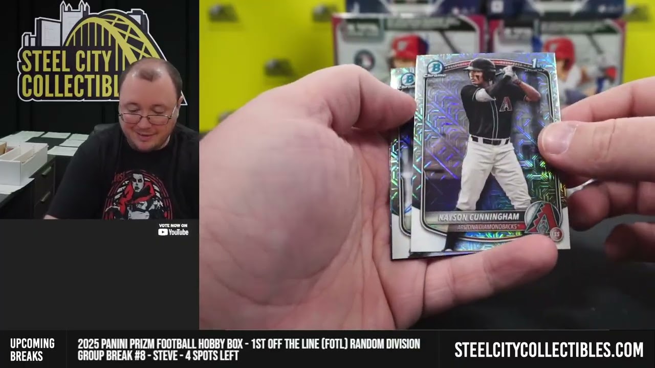 2025 Bowman Draft Baseball Mega 20-Box Case Random 3-Team Group Break #1 - Steve