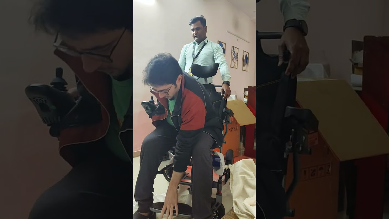 Frido electric wheelchair assembly 