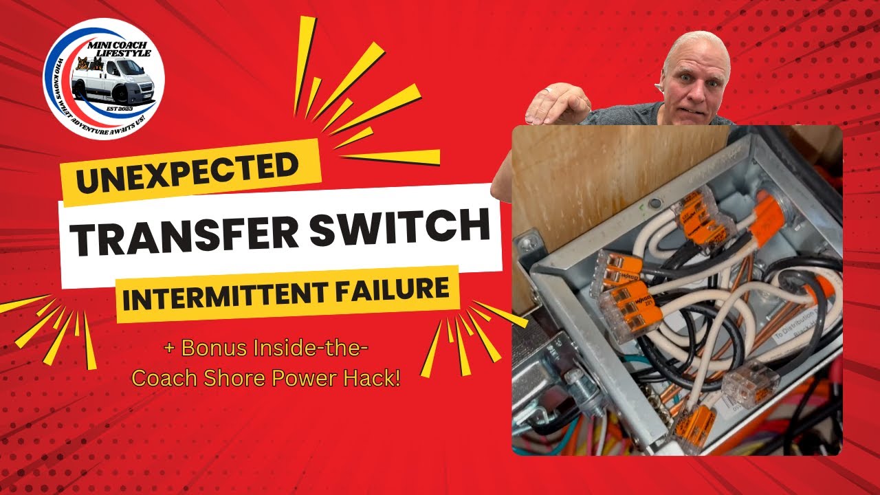 How I Replaced a Bad RV Transfer Switch + Bonus Inside-the-Coach Shore Power Hack!