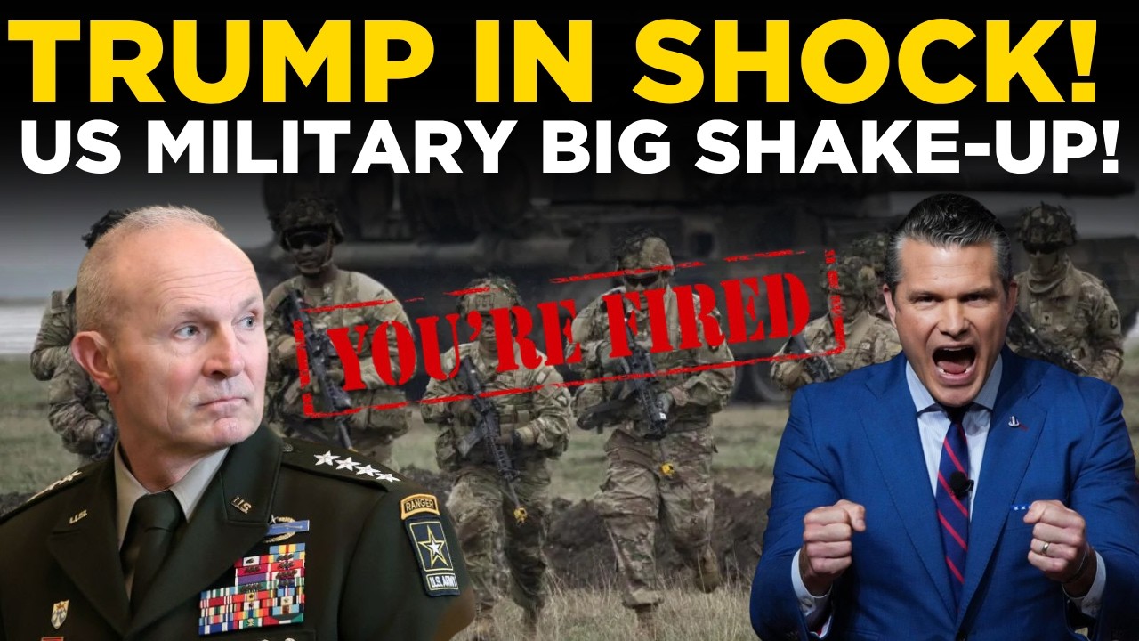US NEWS LIVE: Hegseth OUSTS US Army Chief Of Staff; Iran War FAILURE Rocking Military Ranks?