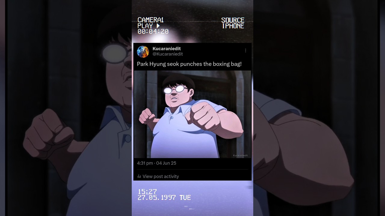 Park Hyung seok punches the boxing bag! 😱 #hyungseok #edit #lookism #shortvideo