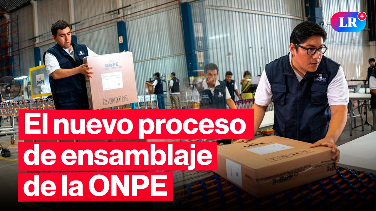 🔴 ONPE presenta moderno proceso de ensamblaje para las Elecciones 2026 | #EnVivoLR