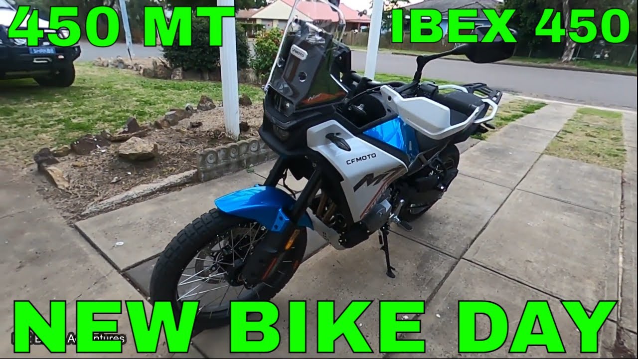 NEW BIKE DAY 1ST RIDE CFMOTO 450MT IBEX450