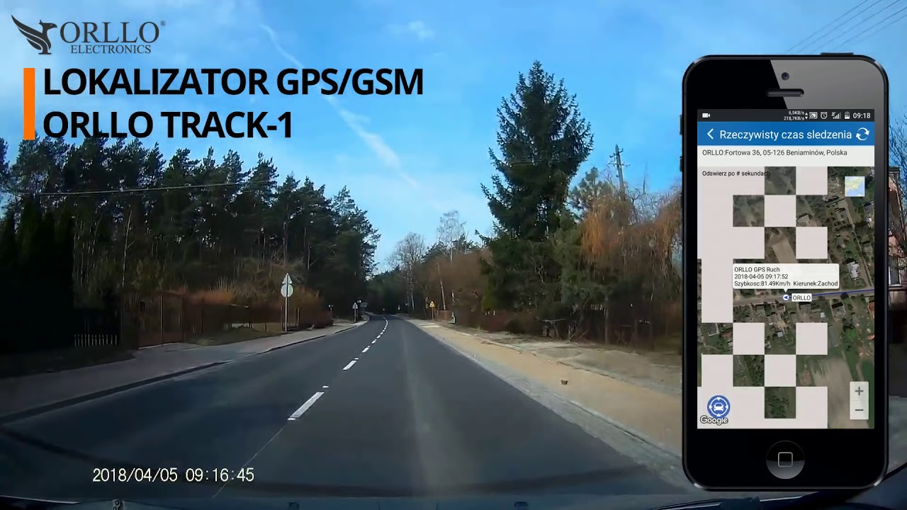 ORLLO Track-1Test Alarm Lokalizator GPS GSM Nadajnik Car online Monitoring Magnes duża bateria