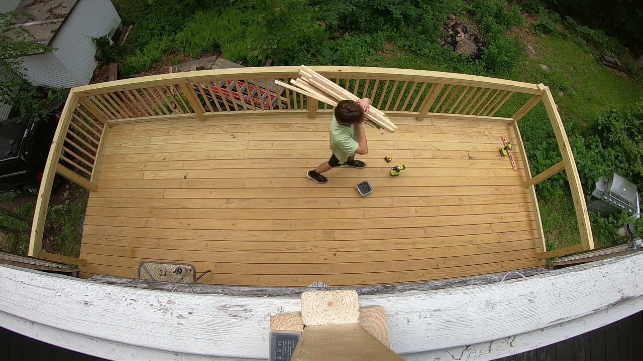 Deck Build Timelapse - with music recorded by Isaac