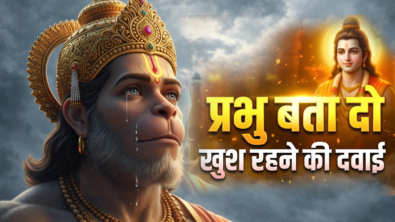 प्रभु बता दो खुश रहने की दवाई | Prabhu Bata Do Khush Rahne Ki Dawai | Ram Sad Bhakti Hanuman Song